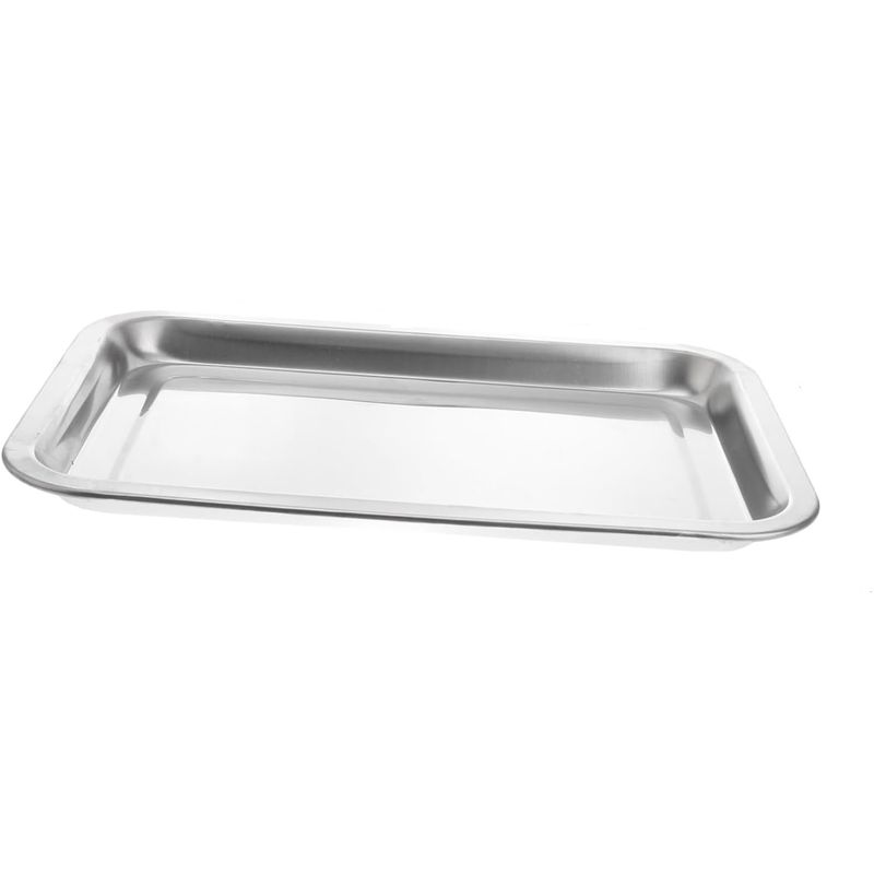 GENERICO - Bandeja Rectangular Fuente De Horno Acero Inoxidable 40x30 cm