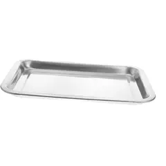 GENERICO - Bandeja Rectangular Fuente De Horno Acero Inoxidable 40x30 cm