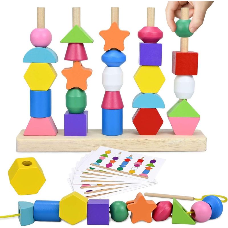 GENERICO - Encaje de figuras con patrones Montessori