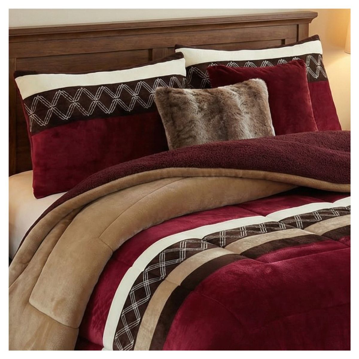 GENERICO - Cobertor Chiporro Invierno 2 Plazas - Bélgica M1507