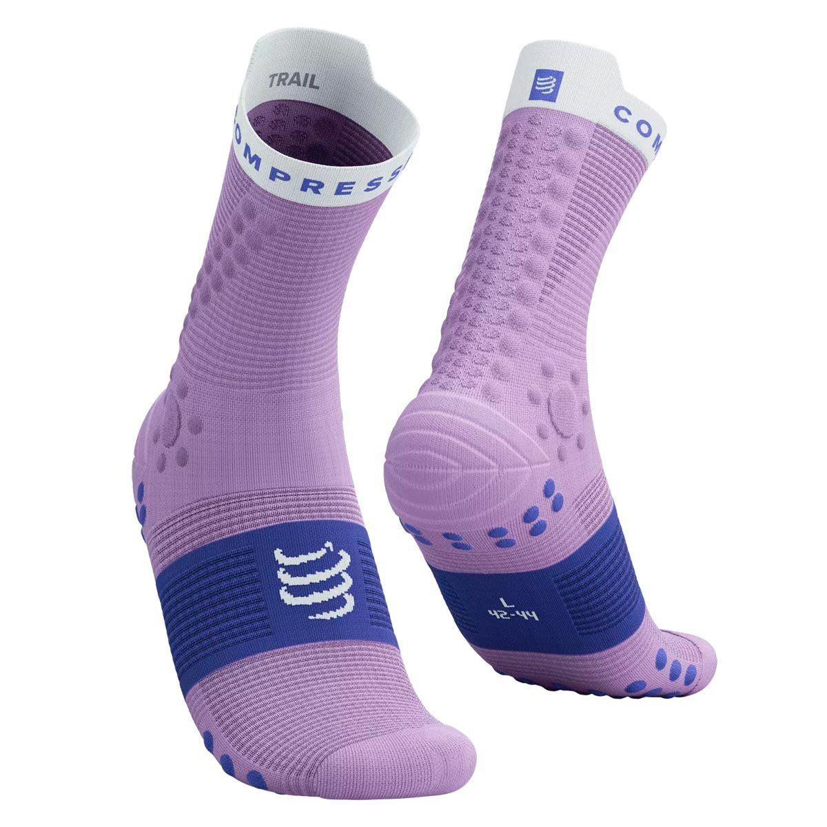 COMPRESSPORT - Calcetín Pro Racing v4.0 Trail Lila