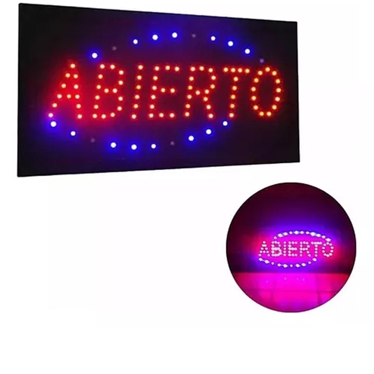 GENERICO - Letreros Leds Luminosos Letrero Negocio De Diferente Texto
