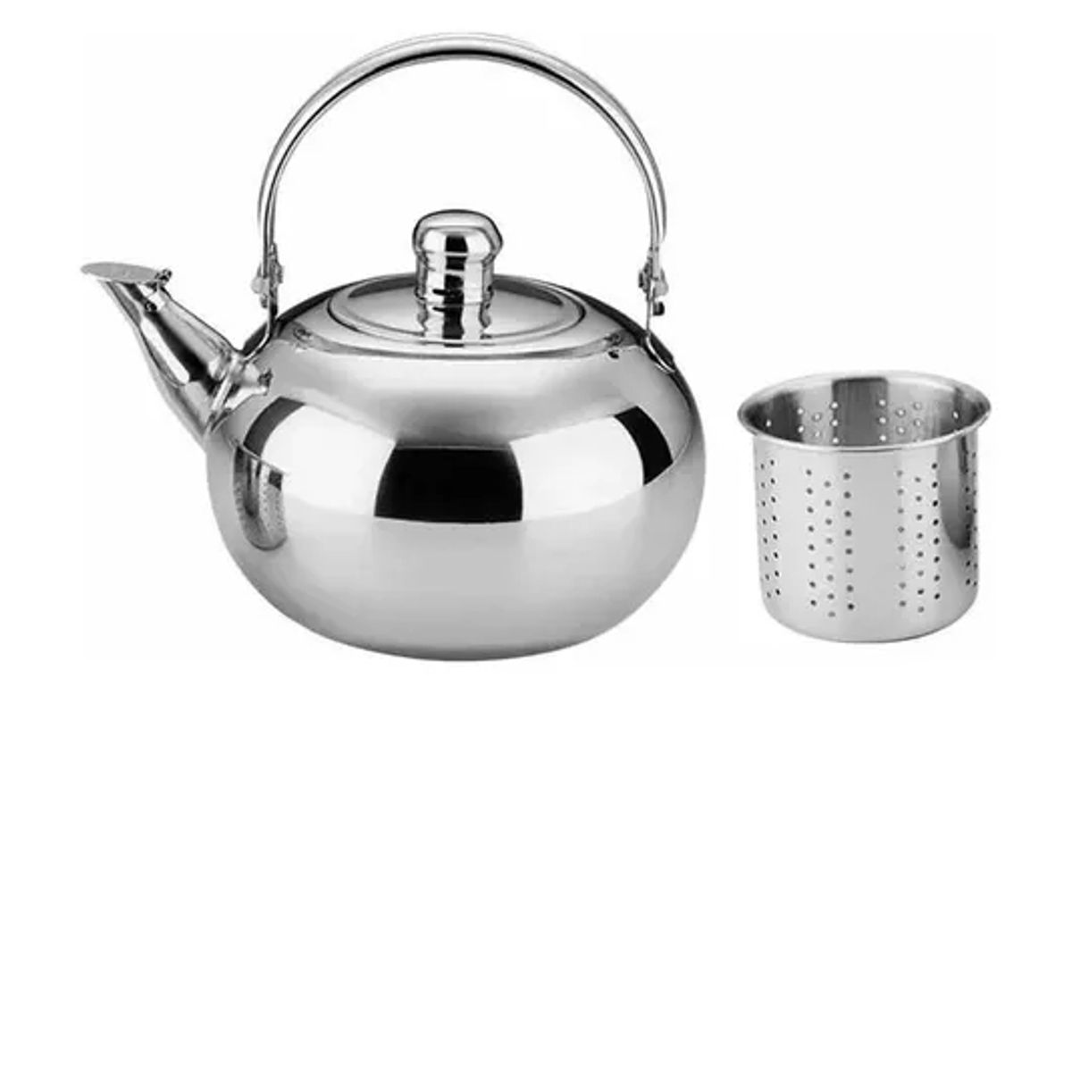 GENERICO - Tetera Acero Inoxidable Con Filtro Té Infusiones Agua
