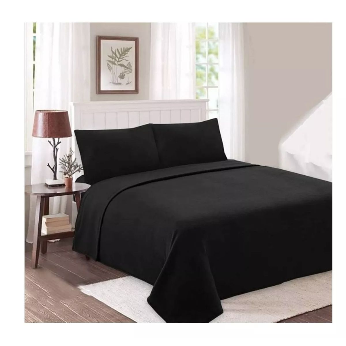 GENERICO - Sábanas 3 Piezas De Polar 1.5p Sabana Invierno-polar /1.5p