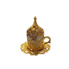 SENA - TAZA TURCA PARA EL CAFÉ COLOR DORADO