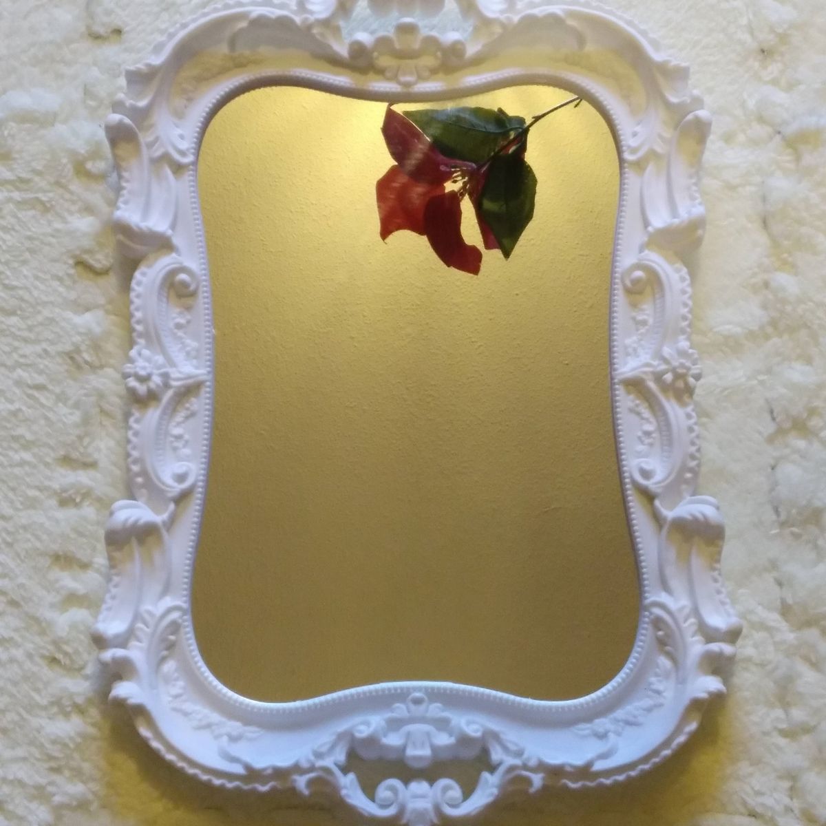 GENERICO - Pack 2 Bandeja Espejo Redondeado Deco Candy Bar - Blanco