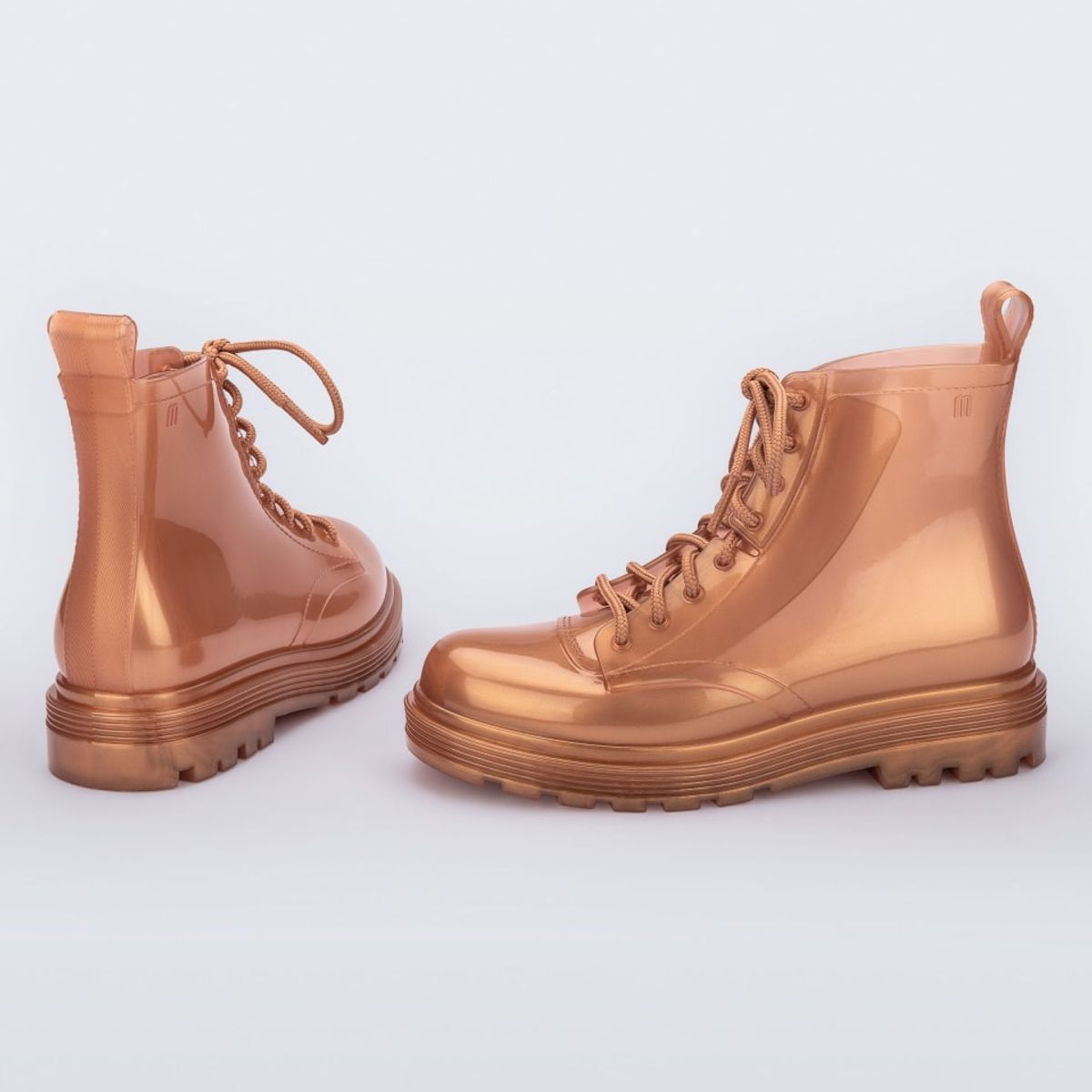 MELISSA - Botin Mini Melissa Coturno Infantil Marron Perlado