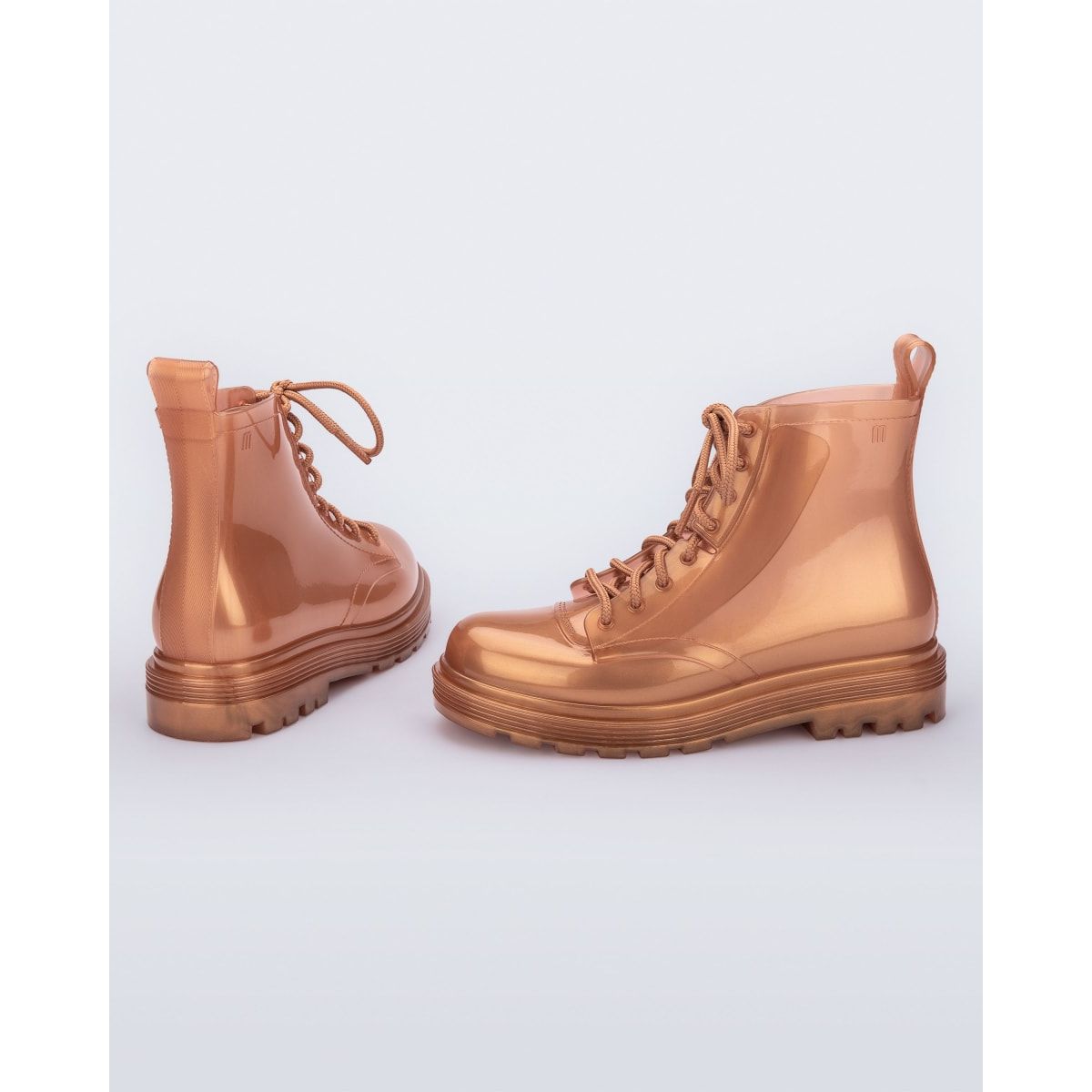 MELISSA - Botin Mini Melissa Coturno Infantil Marron Perlado