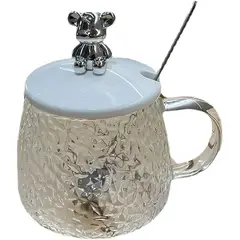 GENERICO - Taza Vasos Para Cafe Taza De Cafe Taza De Vidrio Cuchara