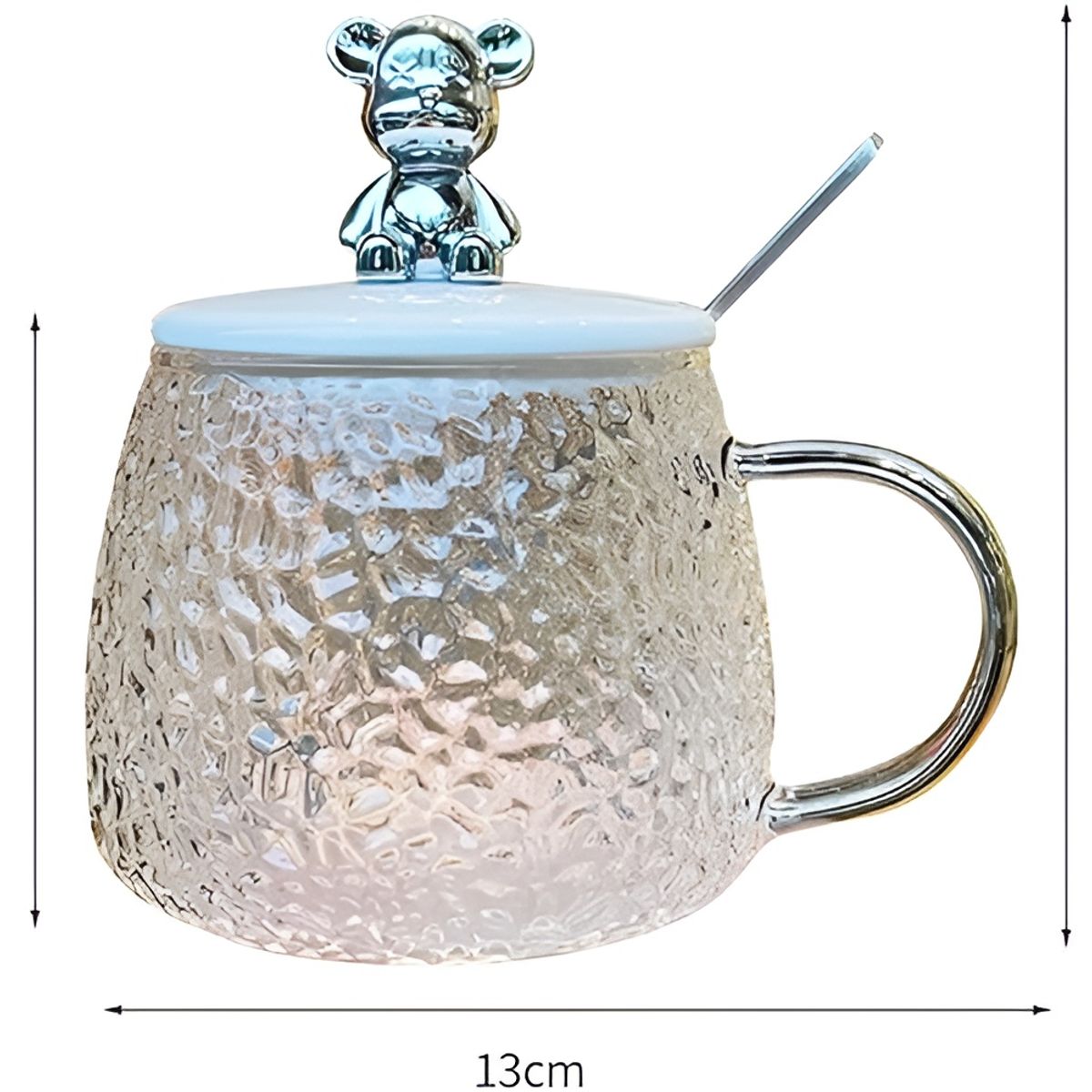 GENERICO - Taza Vasos Para Cafe Taza De Cafe Taza De Vidrio Cuchara