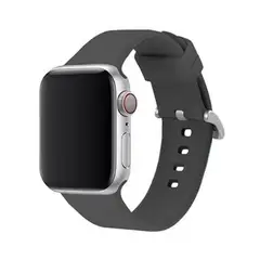 GENERICO - Correa Silicona Para Apple Watch 42 44 45 49 Ultra / Gris Oscuro