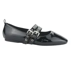 CHALADA - Ballerina Mujer V Negro Casual Miu-3