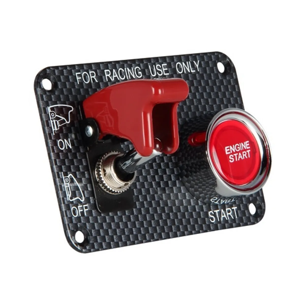 GENERICO - Botonera De Encendido Swicht 1 Auto Racing Tuning Karvas