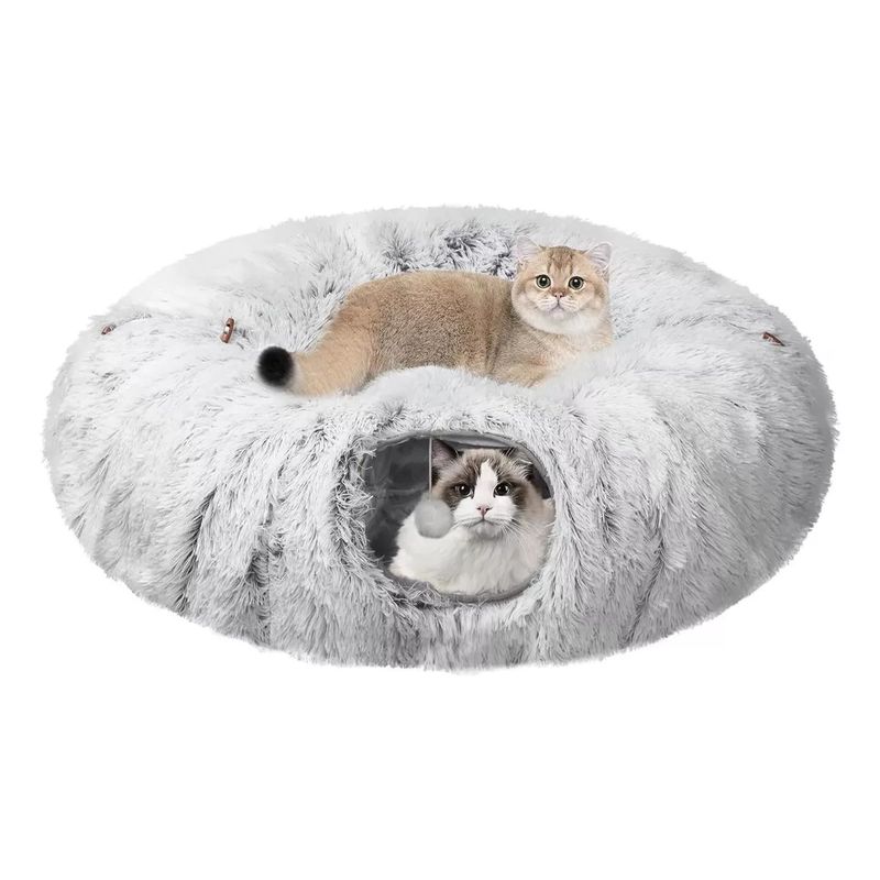 GENERICO - Cama Para Gato Mascotas Tipo Túnel Plegable