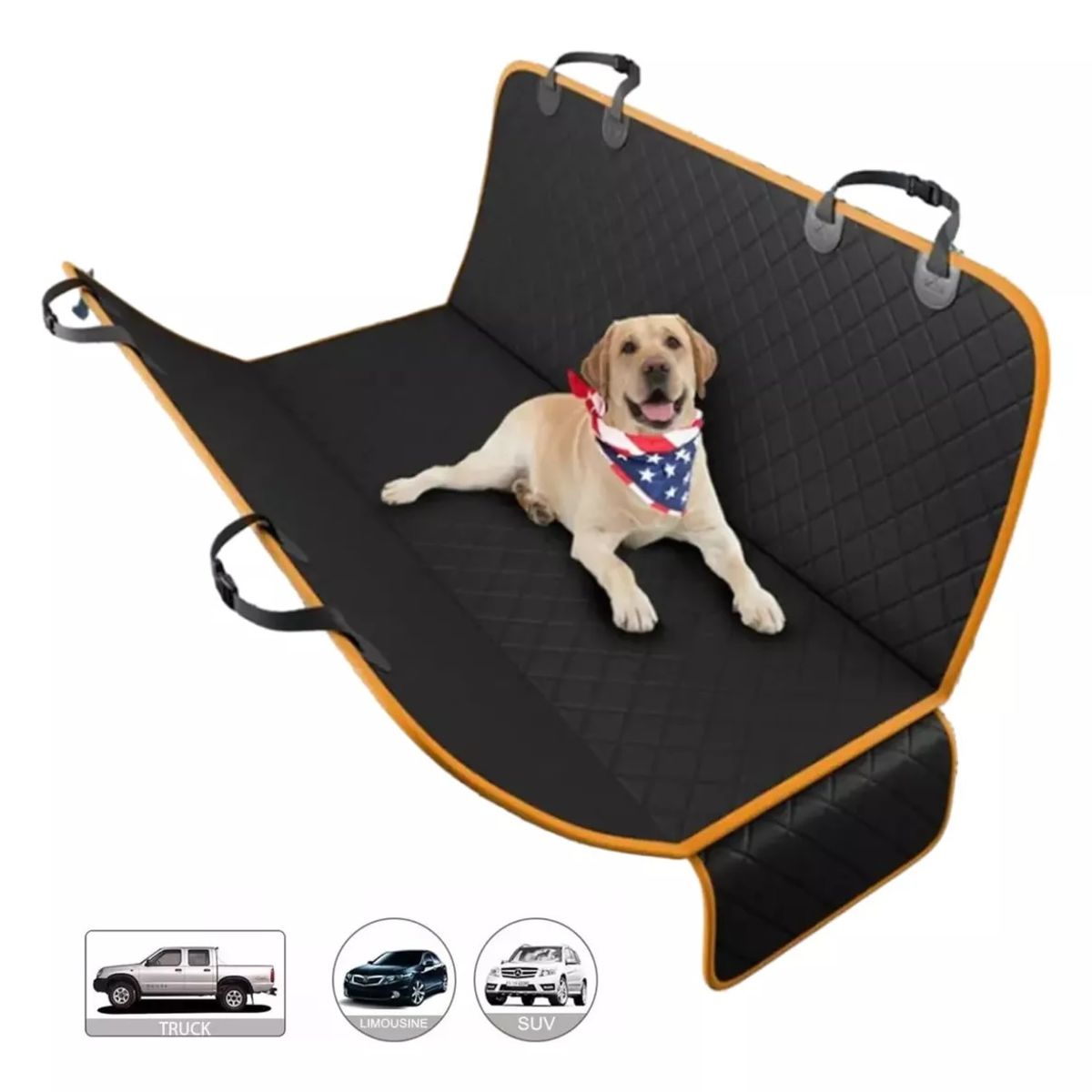 GENERICO - Protector Asiento - Funda De Auto Para Mascotas Perros Gatos