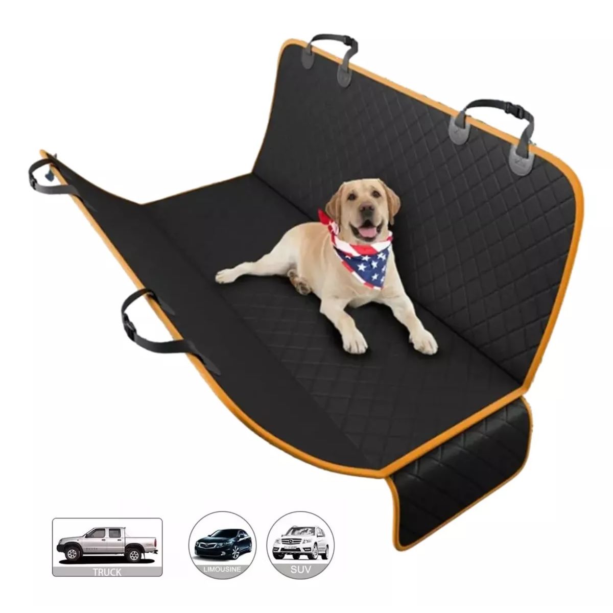 GENERICO - Protector Asiento - Funda De Auto Para Mascotas Perros Gatos
