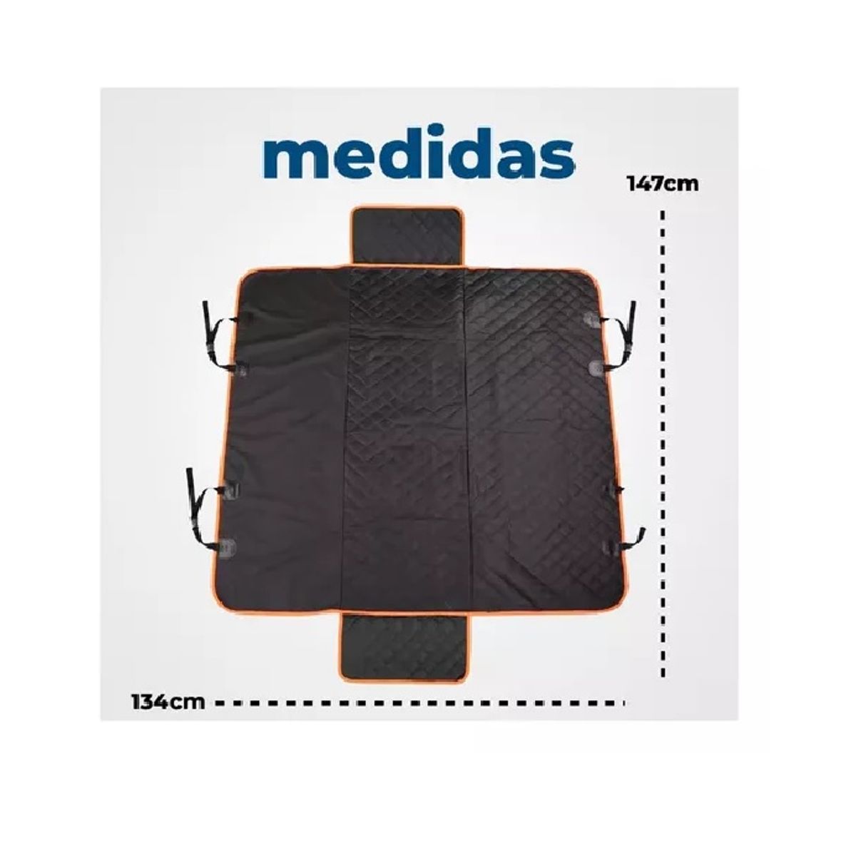 GENERICO - Protector Asiento - Funda De Auto Para Mascotas Perros Gatos