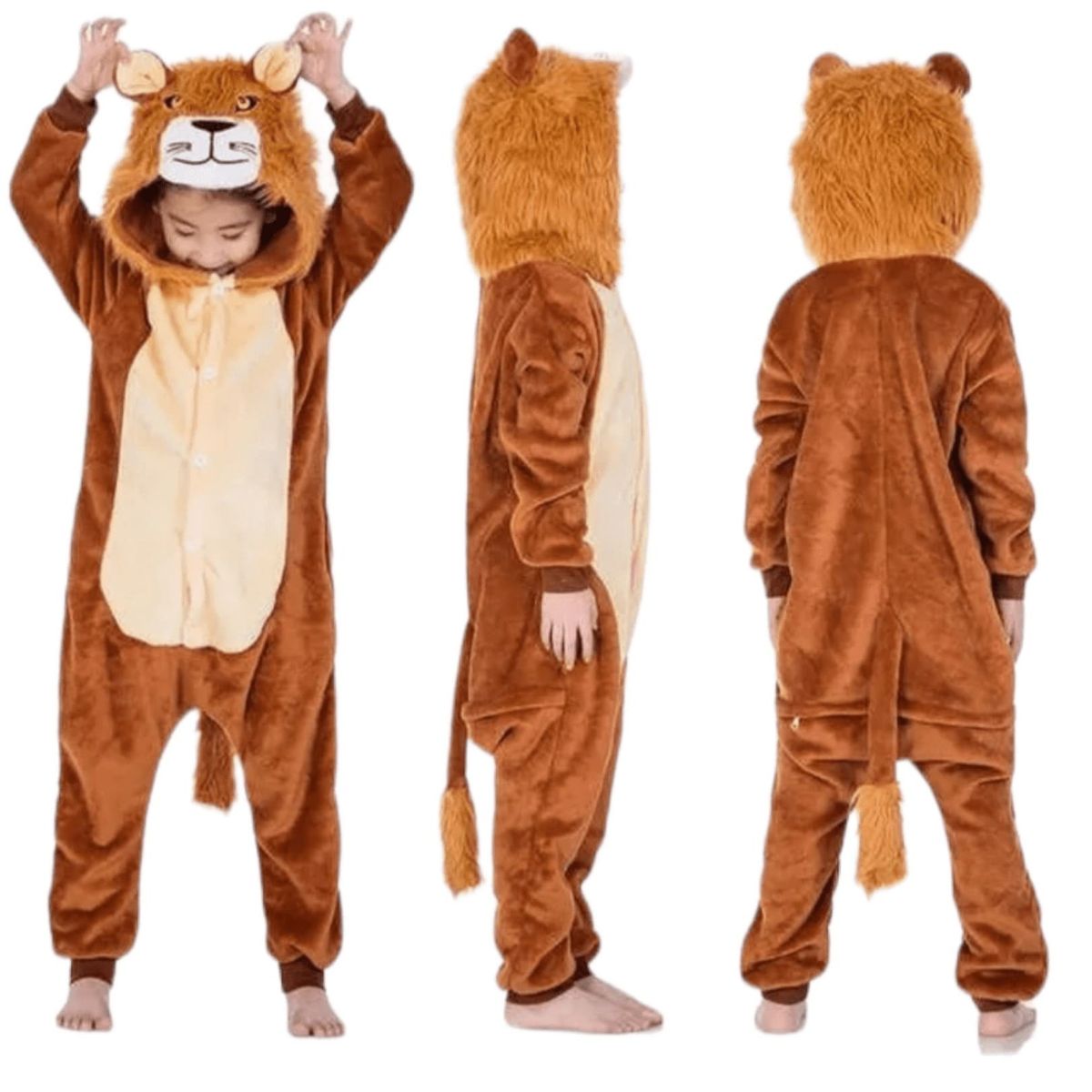 AGW - Pijama De Polar  Leon Niño