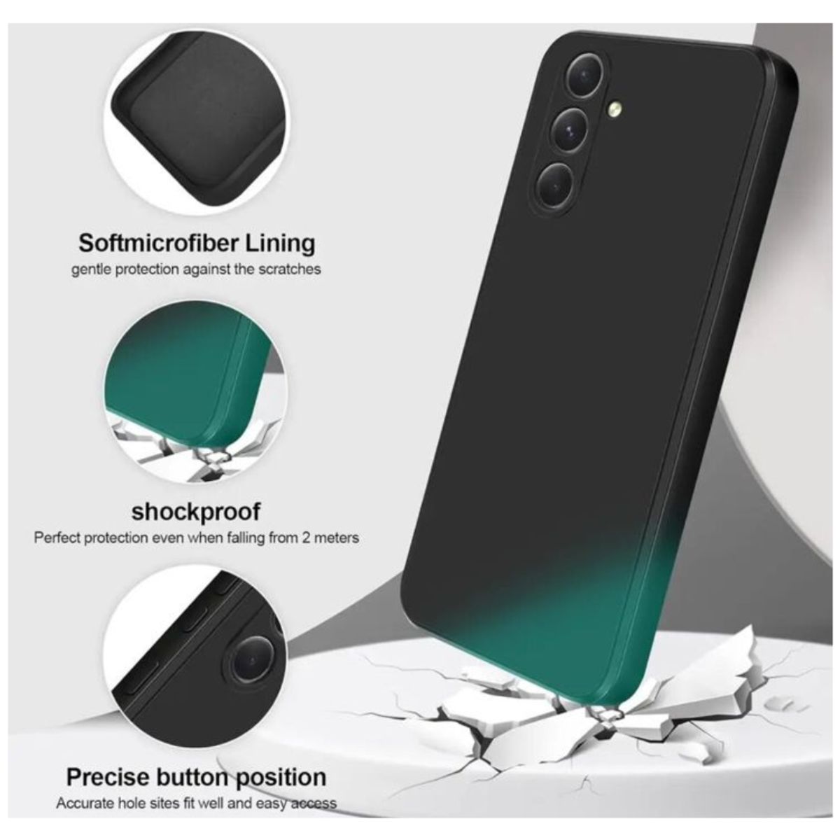 GENERICO - Carcasa Silicona Color Para Samsung Galaxy A35