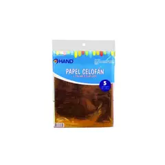 HAND - 5 Pliegos Papel Celofán 80x100cms Colores - SC