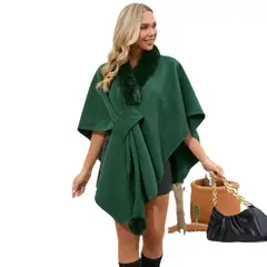 TIOZONEY - Chaqueta Efecto Gamuza Mujer