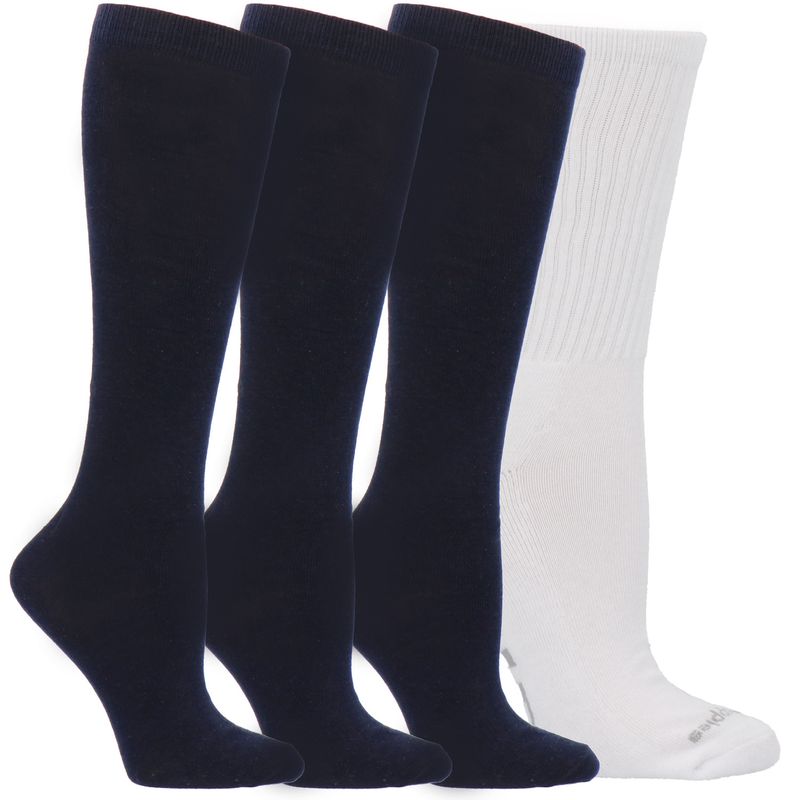HUSH PUPPIES - Calcetín Niña School 4Pack Grl Azul HUSH PUPPIES