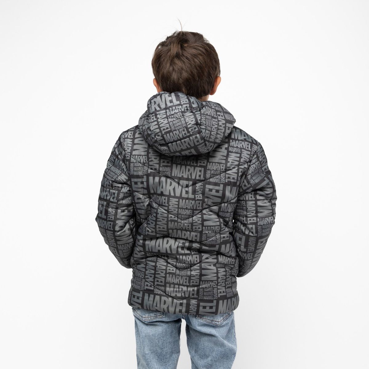 MARVEL - Parka Niño Spiderman Negro Marvel