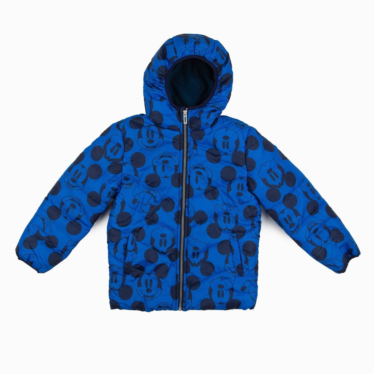 DISNEY - Parka Niño Caras Mickey Azul Disney