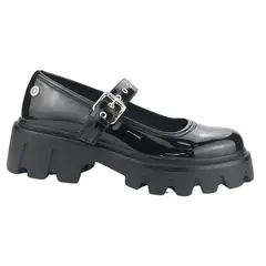 CHALADA - Zapato Mujer Negro Plataforma Joing-1