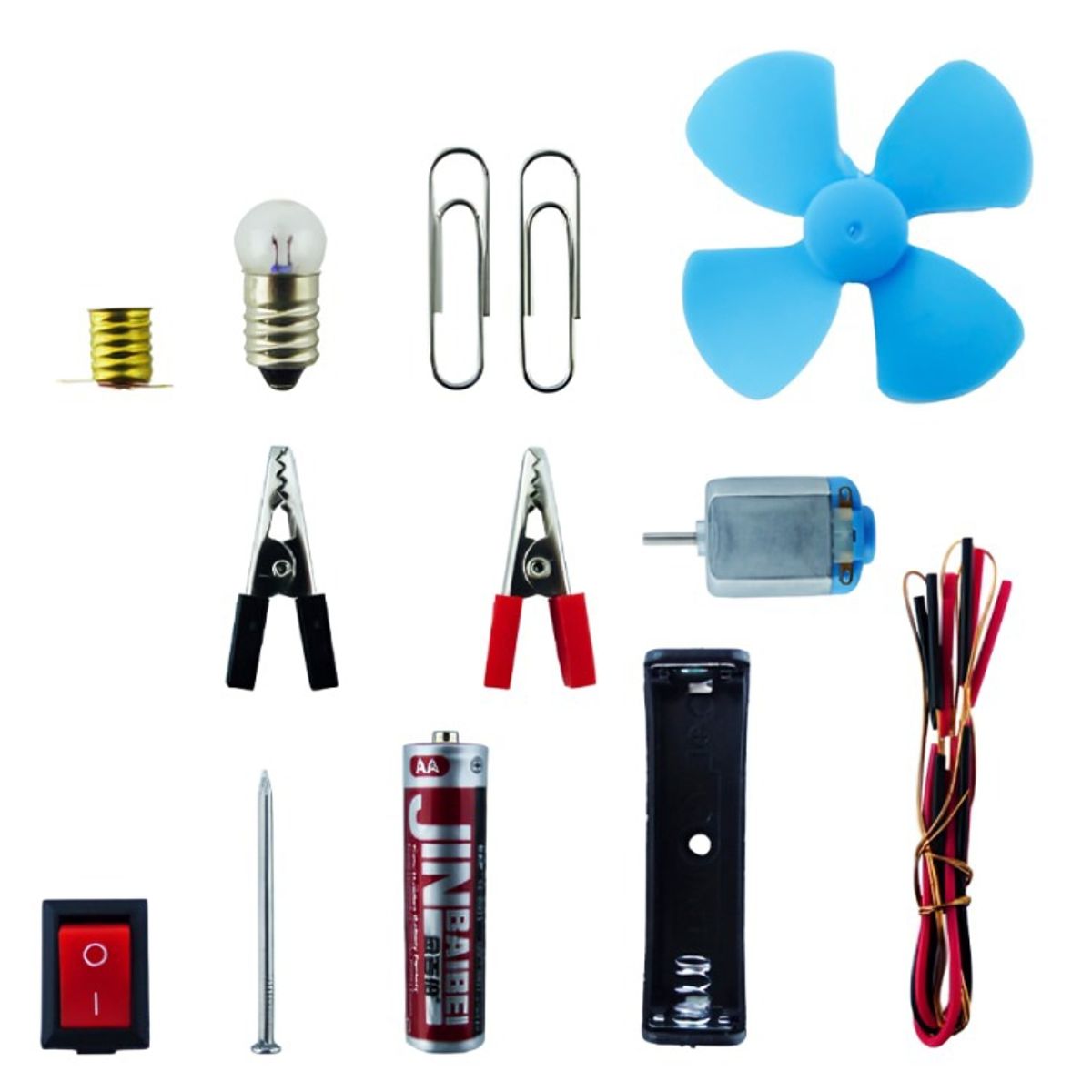 OEM - KIT ELECTRICO ESCOLAR 18 PCS COLORES