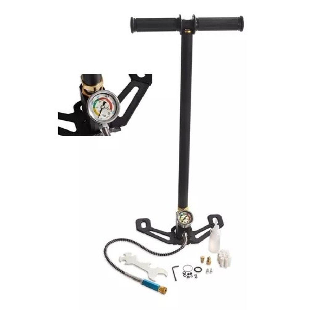 GENERICO - Bomba de Aire Manual de Alta Presión