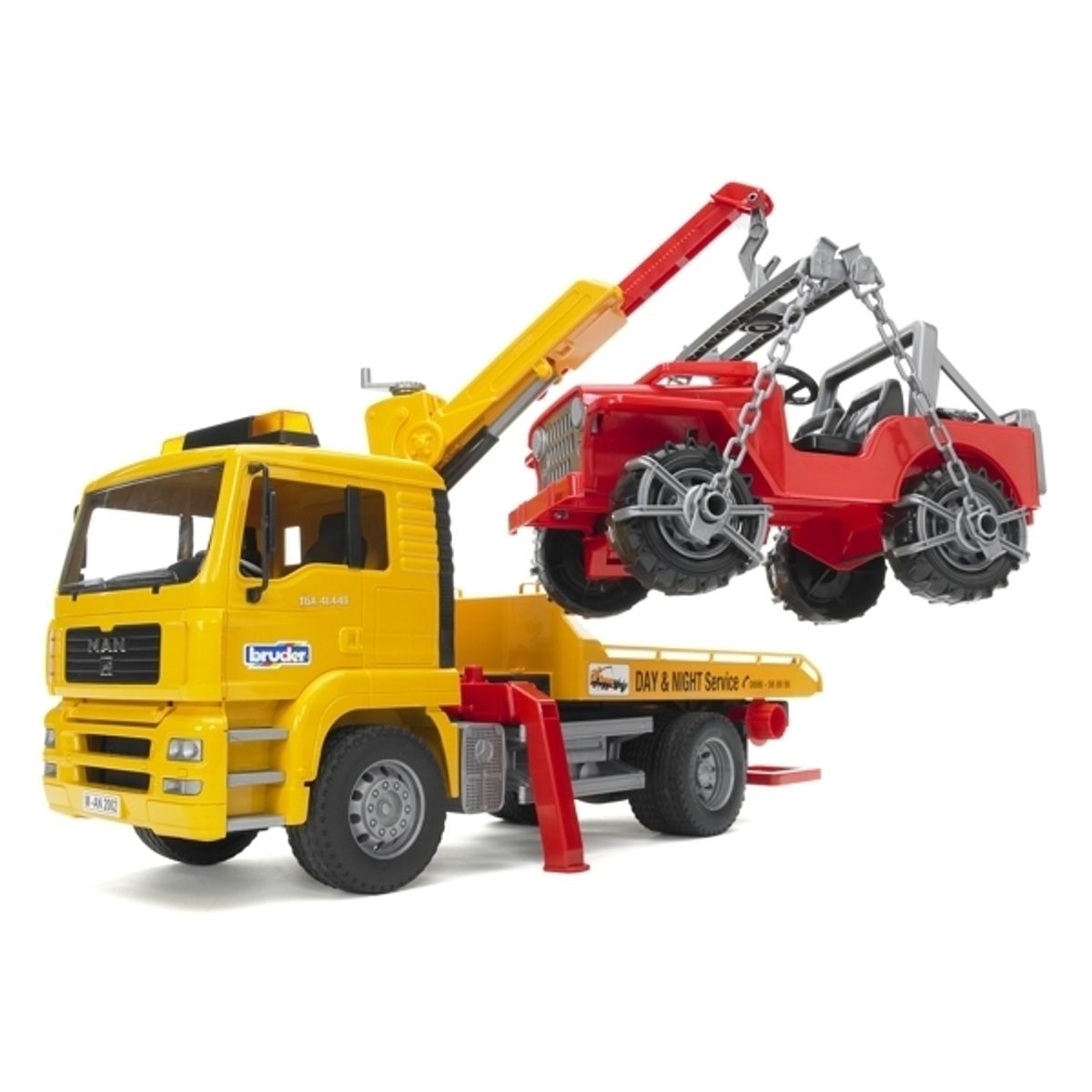 BRUDER - BRUDER 02750 MAN TGA BREAKDOWN TRUCK WITH CROSS COUNTREY
