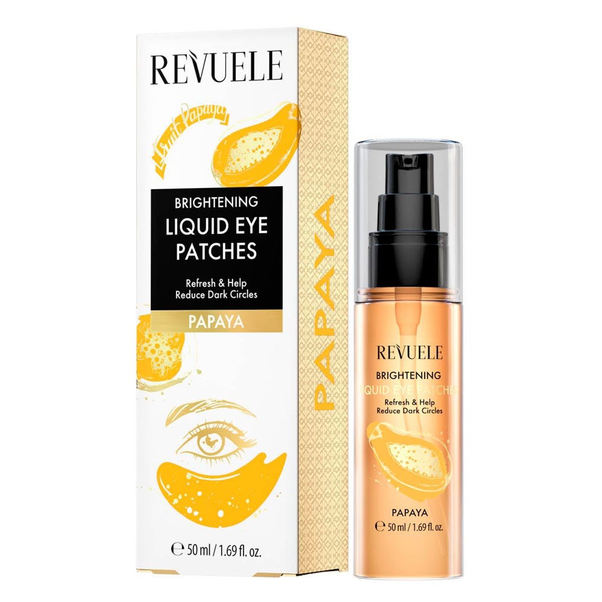 REVUELE - Parches para el Contorno de Ojos Liquido Iluminador 50Ml