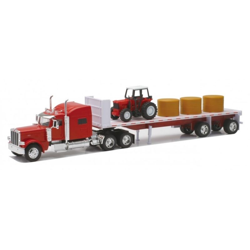 GENERICO - NEWRAY 10293A 1-32 PETERBILT 389 W HAY AND FARM TRACTOR