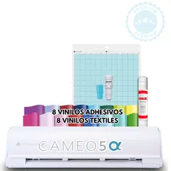SILHOUETTE - Cameo 5 plotter alpha blanca + INSUMOS K136