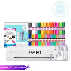 SILHOUETTE - Cameo 5 blanca + insumos K132