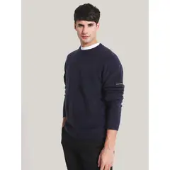 CALVIN KLEIN - Sweater Lycra Blend Azul