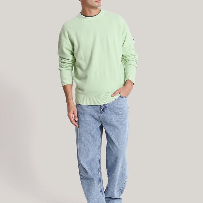 CALVIN KLEIN - Sweater Lycra Blend Verde Calvin Klein
