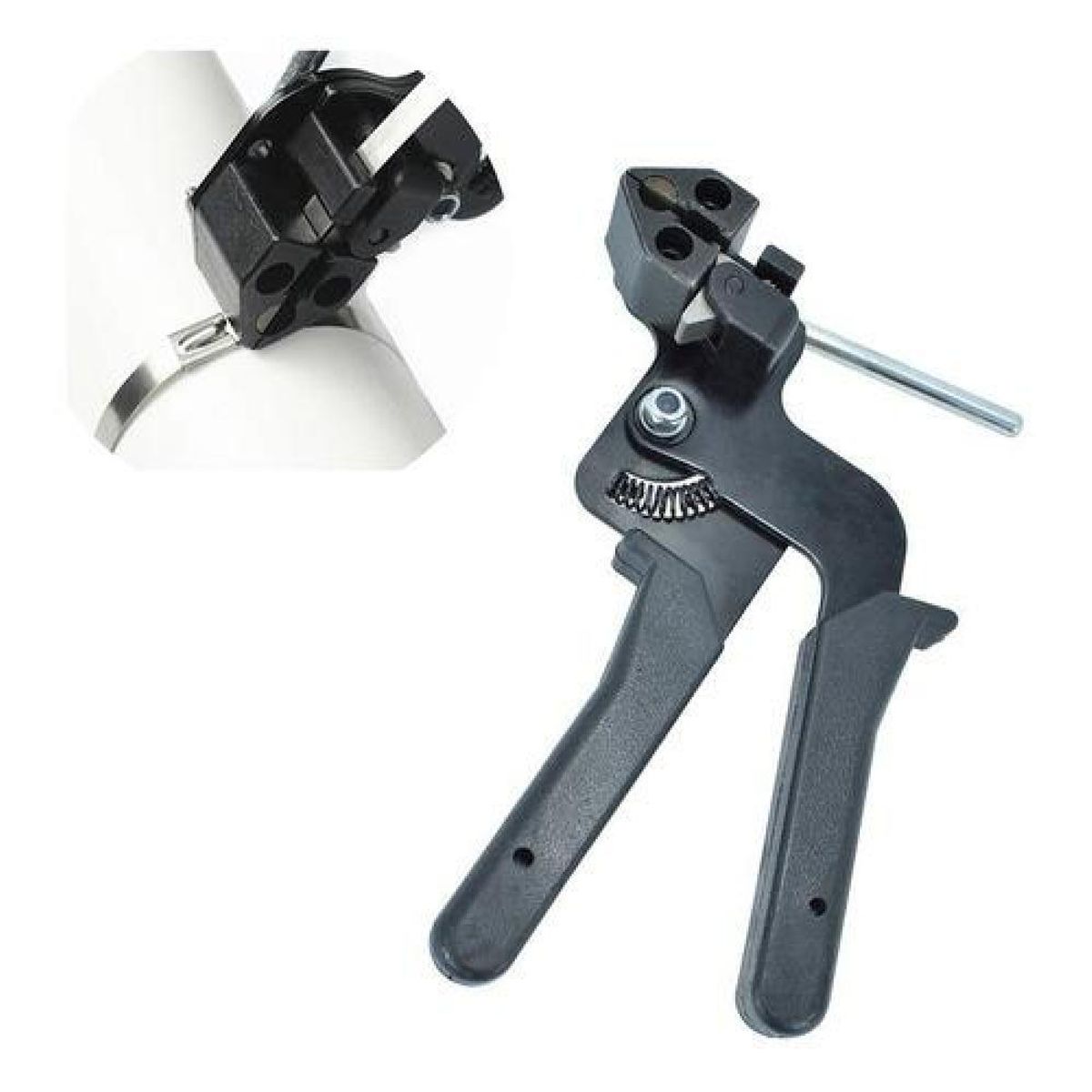 GENERICO - Alicate Fleje Abrazaderas Amarras Metálicas Homocinetica