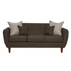 GENERICO - Sofa 3 Cuerpos Huevito Cafe.
