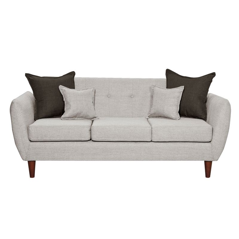 GENERICO - Sofa 3 Cuerpos Huevito Crudo