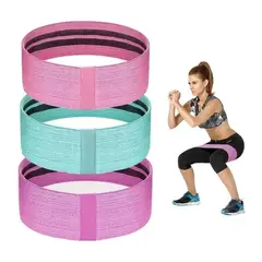 GENERICO - Set de 3 Bandas Elásticas de Fitness