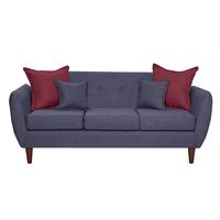 Sofa 3 Cuerpos Huevito Marengo.