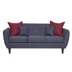 GENERICO - Sofa 3 Cuerpos Huevito Marengo.