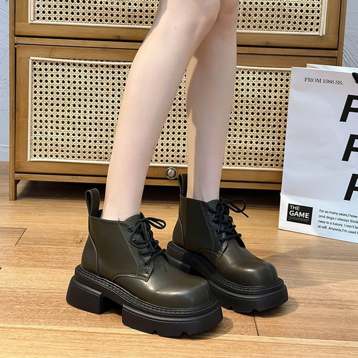 TIOZONEY - Botin De Mujer Moda
