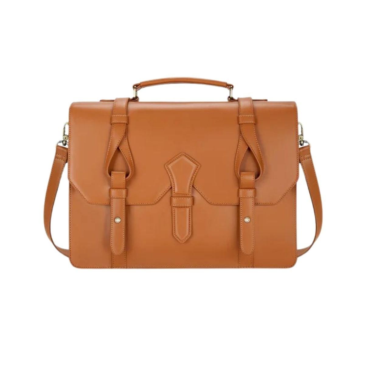 ECOSUSI - Ecosusi Maletín y Mochila Ember para Notebook 156 - Marrón