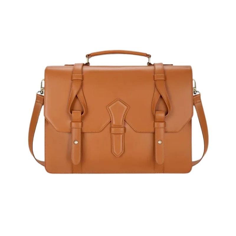 ECOSUSI - Ecosusi Maletín y Mochila Ember para Notebook 156 - Marrón