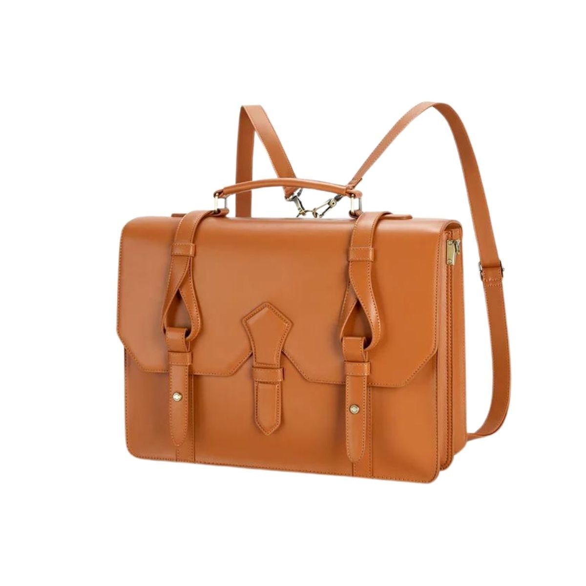 ECOSUSI - Ecosusi Maletín y Mochila Ember para Notebook 156 - Marrón