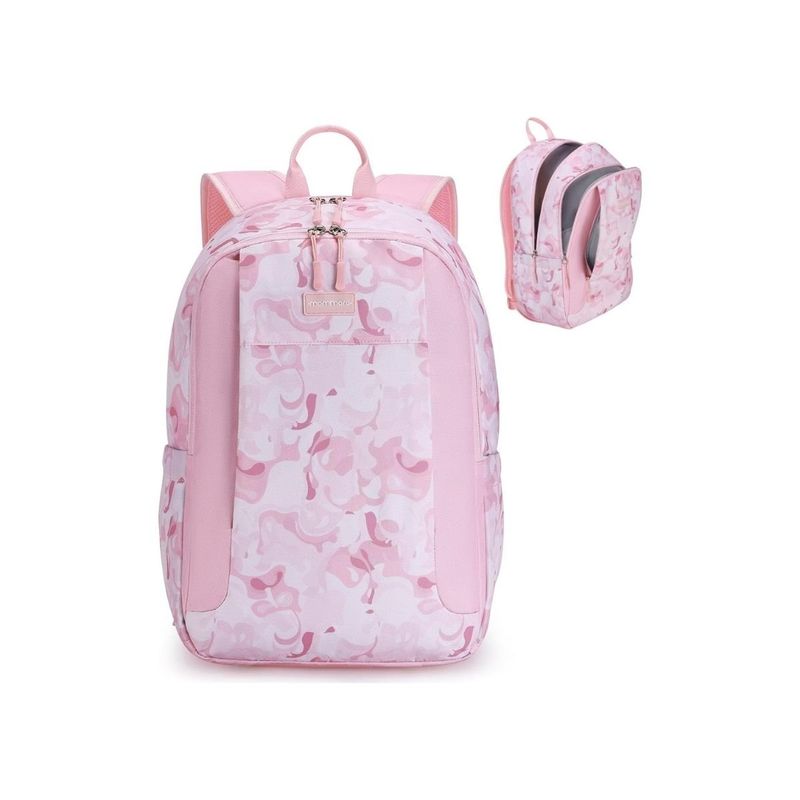 MOMMORE - Mommore Mochila Grande para Niños Educación Básica 28L - Rosado