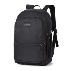 MOMMORE - Mochila Escolar Grande 3 Compartimientos 20L - Negro